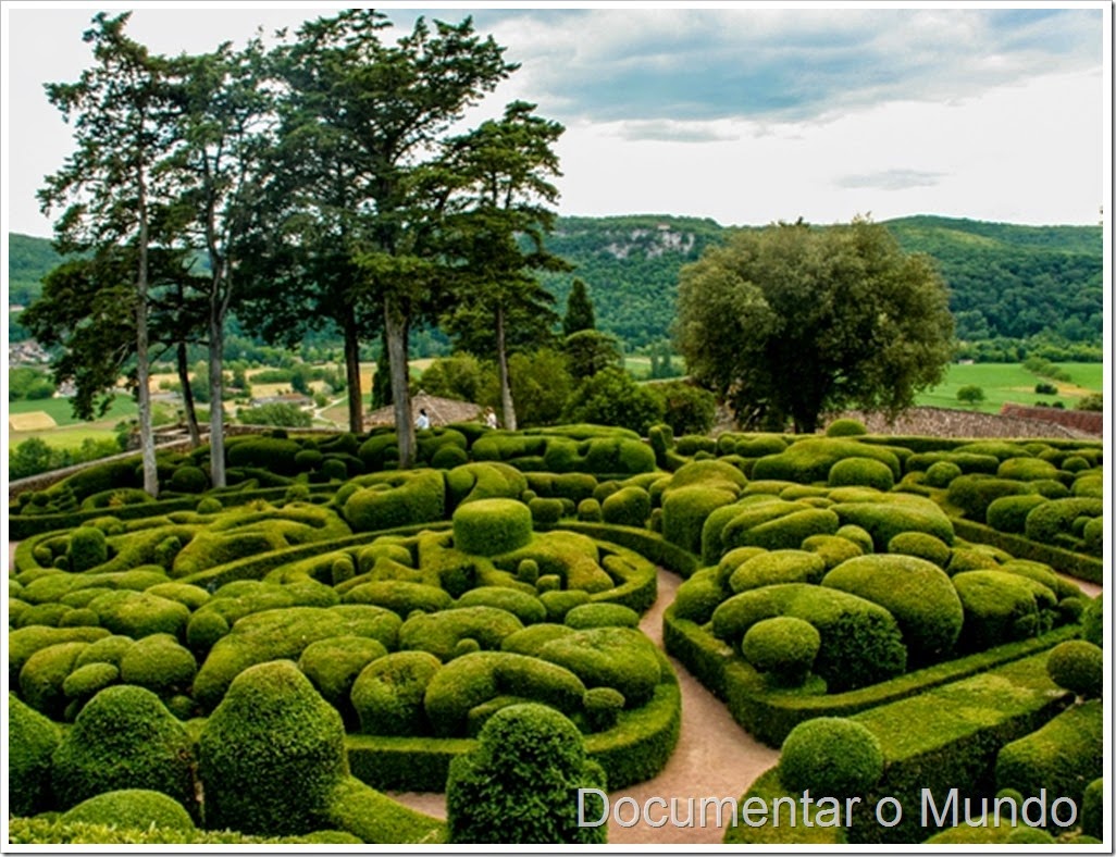 Jardins suspensos de Marqueyssac