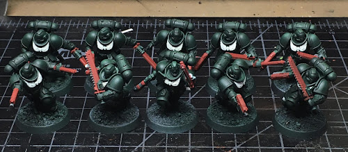 Dark Angels Assault Intercessors WIP