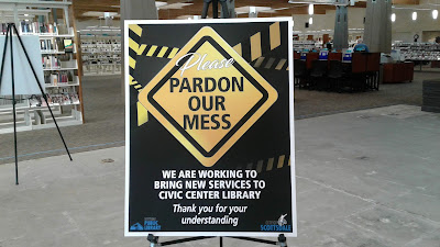 Please Pardon Our Mess sign