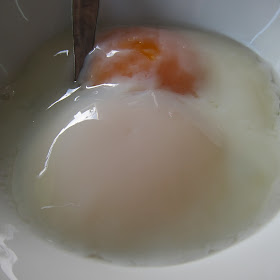 Johor Breakfast - Half Boiled Eggs @ Restoran Kin Wah 锦华餐室