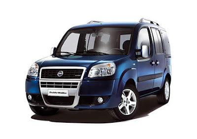 Front view of Fiat Doblo Wallpaper