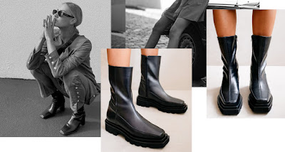 alohas black leather boots