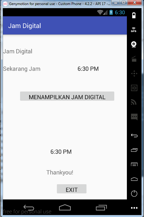Tutorial Membuat Jam Digital pada Android Studio