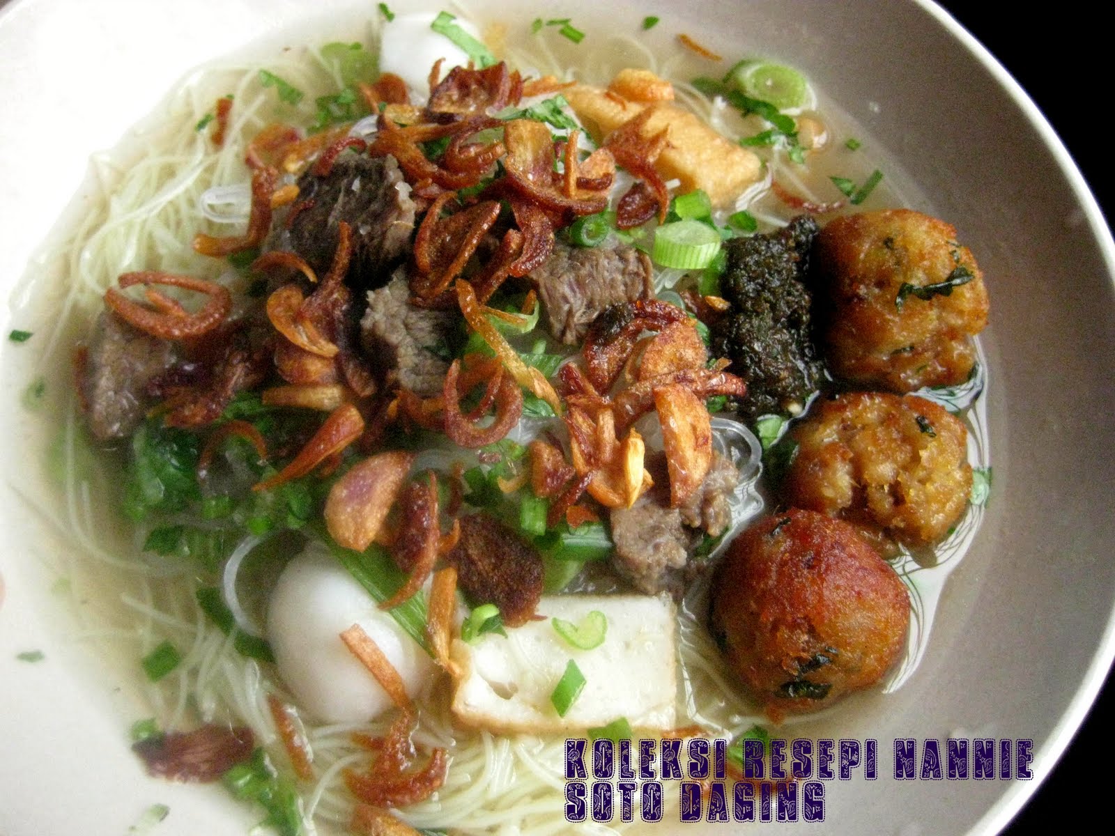 RESEPI NENNIE KHUZAIFAH: HIDANGAN TENGAHARI ~ BIHUN SOTO