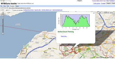 Google Fusion Tables Routes Mapped