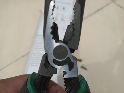 Tampilan Belakang Kepala Tang ISKU IS100011 Nose Pliers