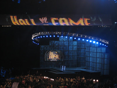 The 2009 WWE Hall of Fame Induction Ceremony Stage Before The Event Began