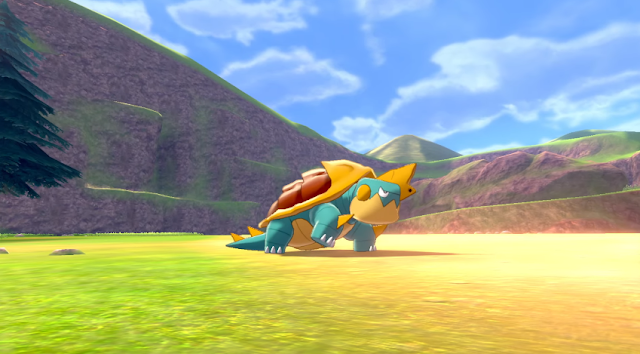 Pokémon Sword Shield Drednaw bite snapping turtle