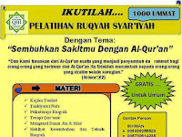 BELAJAR RUQYAH DAN PENGOBATAN RUQYAH MASSAL DI MADURA, BERAU DAN SAMARINDA