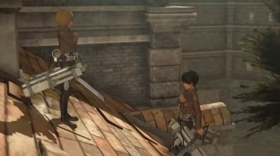 Game 'Attack on Titan' Perlihatkan Gameplay Aksi Dan Kamp