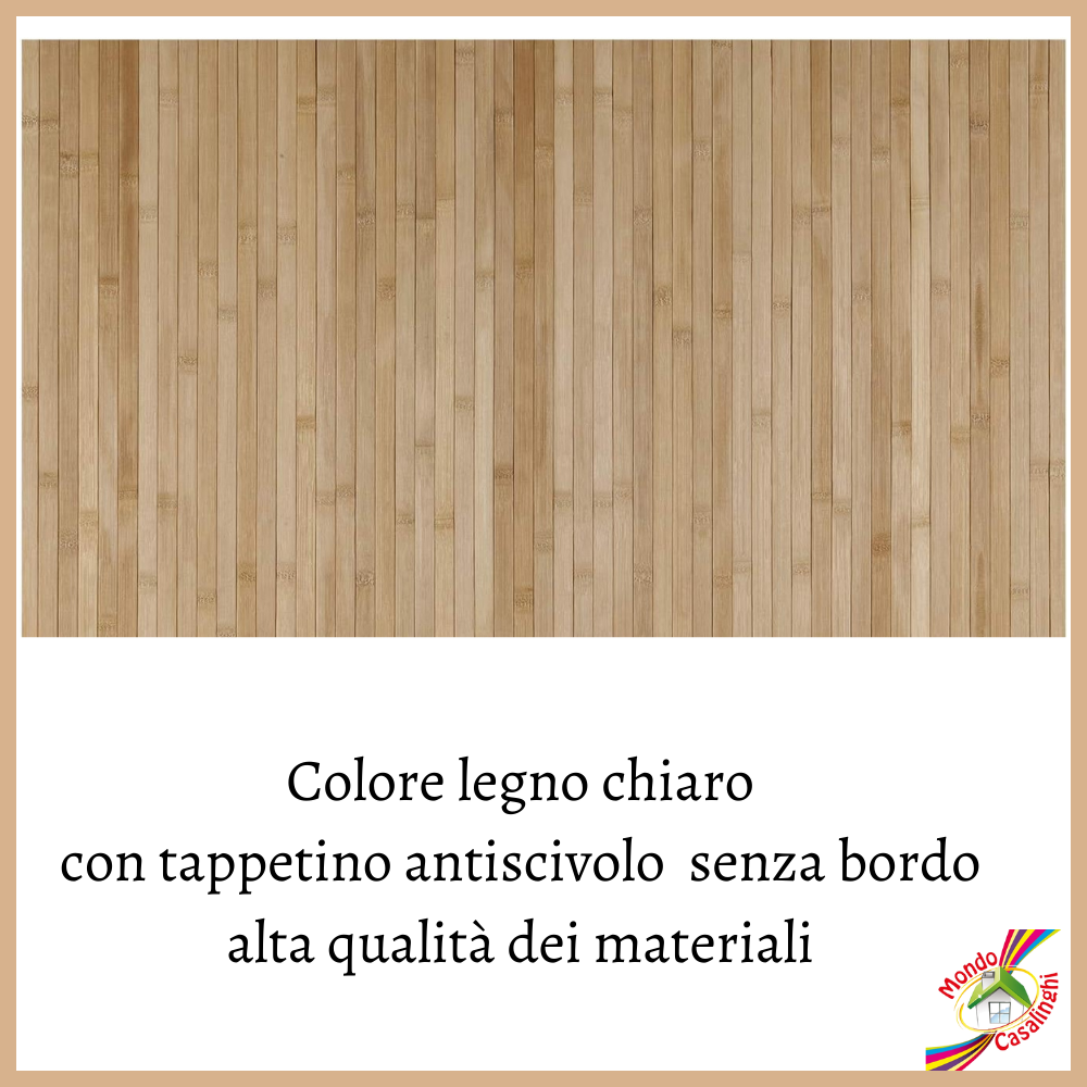 vendita di tappeto bamboo colori assortiti 