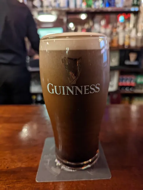 Pint of Guinness in Dublin