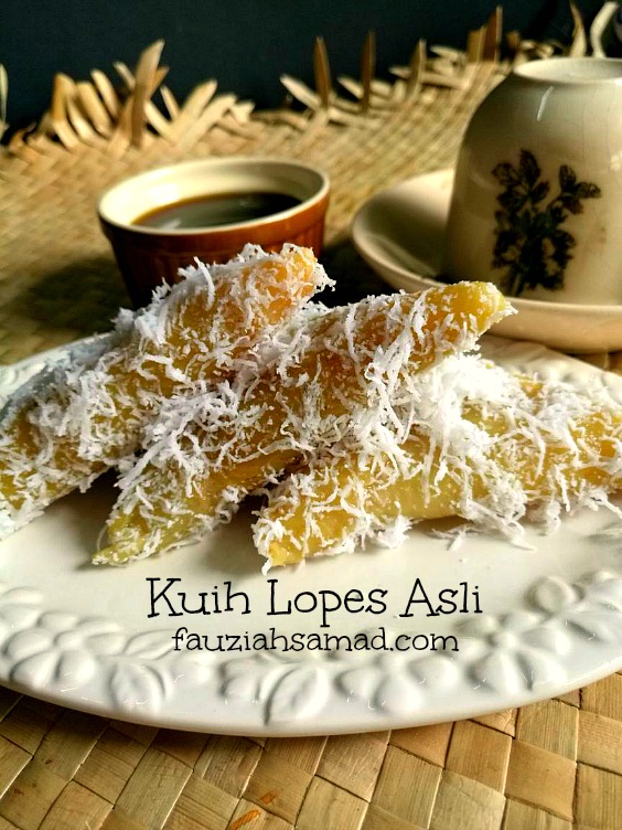 FauziahSamad.com: KUIH LOPES DULU DULU