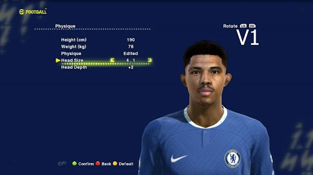 Faces Wesley Fofana For PES 2013