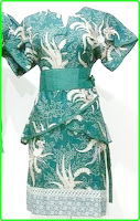 model baju batik hijau