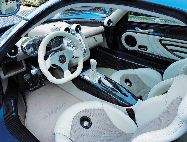 Interior del Pagani Zonda