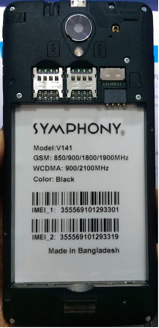 Symphony V141 Firmware Flash File Fastboot Mode Fix & Hang Logo Fix Stock Rom 100% Tested