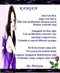 Koleksi Puisi Kangen dan Rindu Sama Pacar 2012 Goresan Hati Koleksi Puisi Kangen dan Rindu Sama Pacar 2012 Goresan Hati