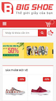 Template blogspot bán hàng shop giày