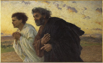 Peter and John run to the tomb