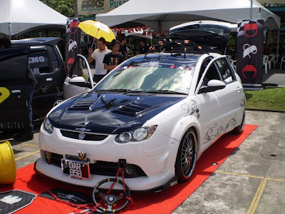 Modified Proton Satria Neo vip style