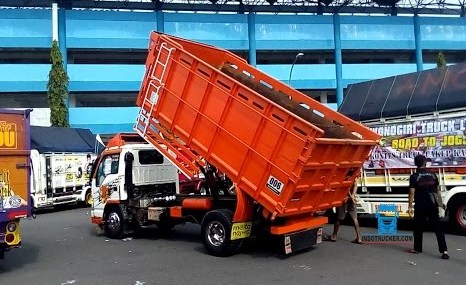 modifikasi dump truck canter4