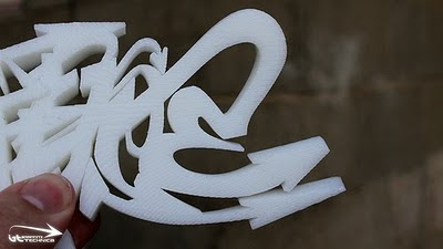 3D Graffiti Alphabet Cool Mini Prototype graffiti sample