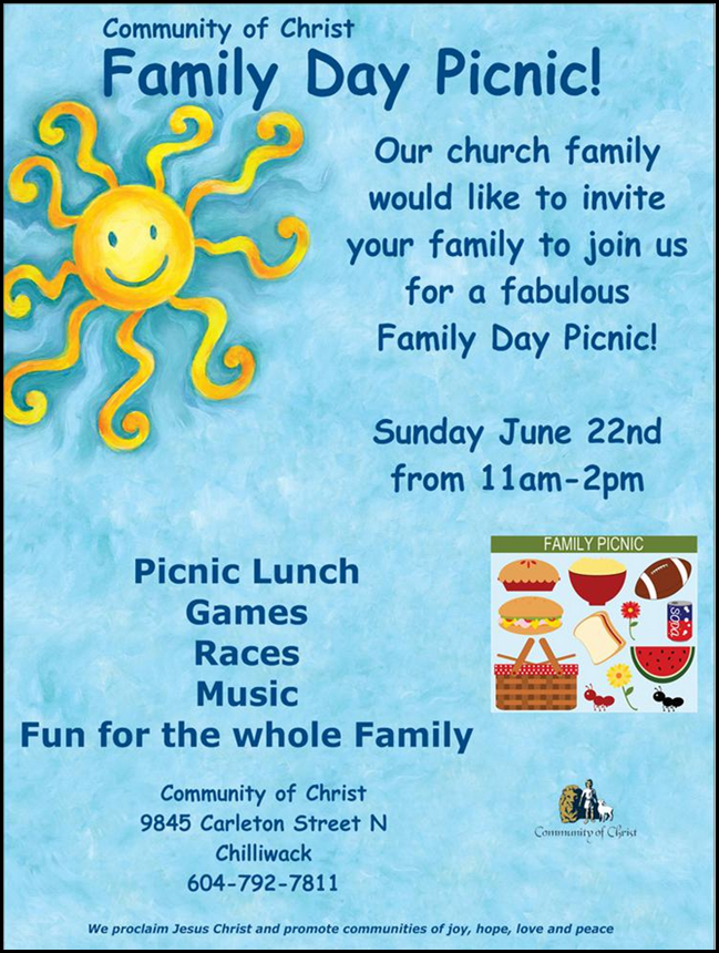 Family Day Flyer