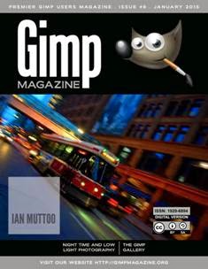 Gimp Magazine 8 - January 2015 | ISSN 1929-6894 | TRUE PDF | Trimestrale | Computer Graphics
Gimp Magazine features the amazing works created from an enormous community from all over the world. Photography, digital arts, galleries, step by step tutorials, master classes, help desk questions, product reviews, so much more are showcased and explored in this publication. Everyone is encouraged to submit their works for the magazine.