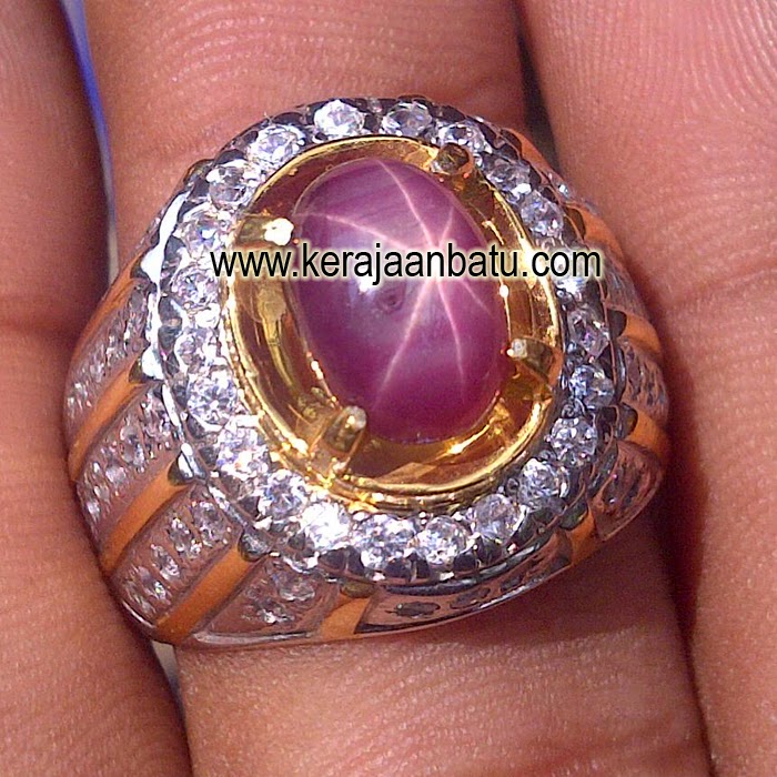 Cincin Ruby Star With Memo Kode P607