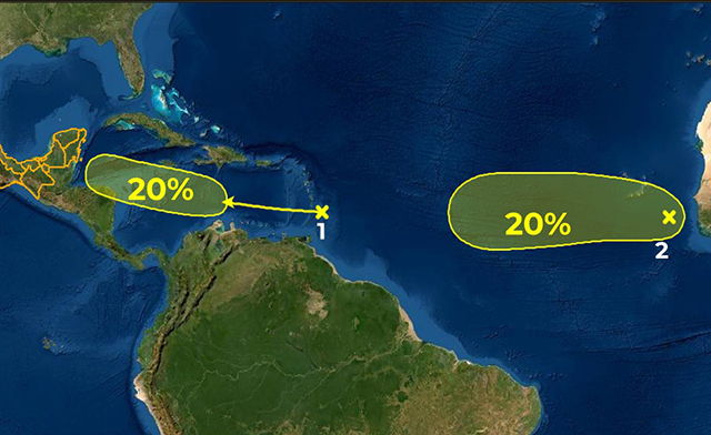 Posible próximo ciclón en el Caribe