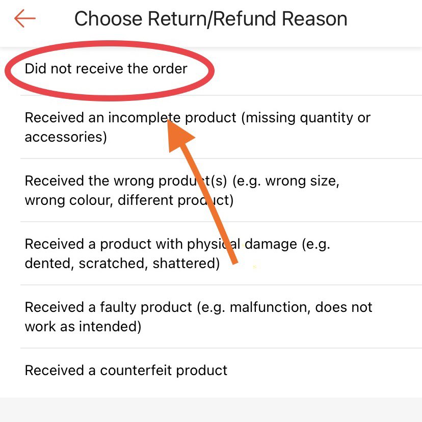 tips cara jika barang shopee tak sampai