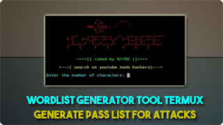 wordlist generating tool in termux