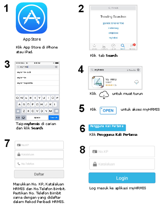 Aplikasi HRMIS Mobile Android - iOS