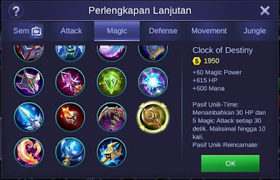 Clock of Destiny Mobile Legends