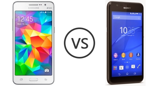 Samsung Galaxy Grand Prime 4G versus Sony Xperia E4g Dual
