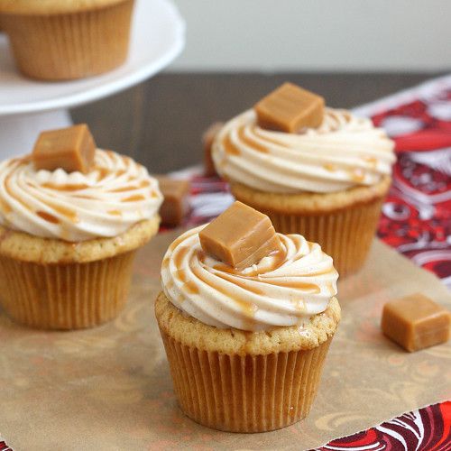 Spiced Apple Cupcakes with Cinnamon Cream Cheese Frosting