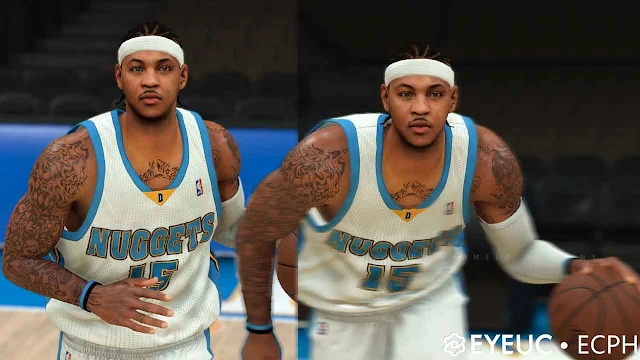 NBA 2K23 Carmelo Anthony Cyberface (Rookie)