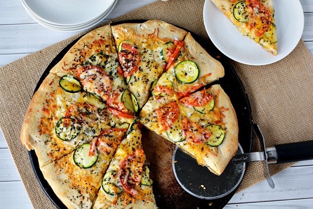 Garden-Veggie-Pizza