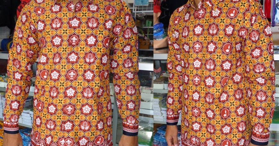  Contoh  Baju  Batik Pramuka  Kedai Atribut Perlengkapan 