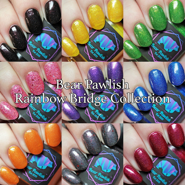 Bear Pawlish Rainbow Bridge Collection