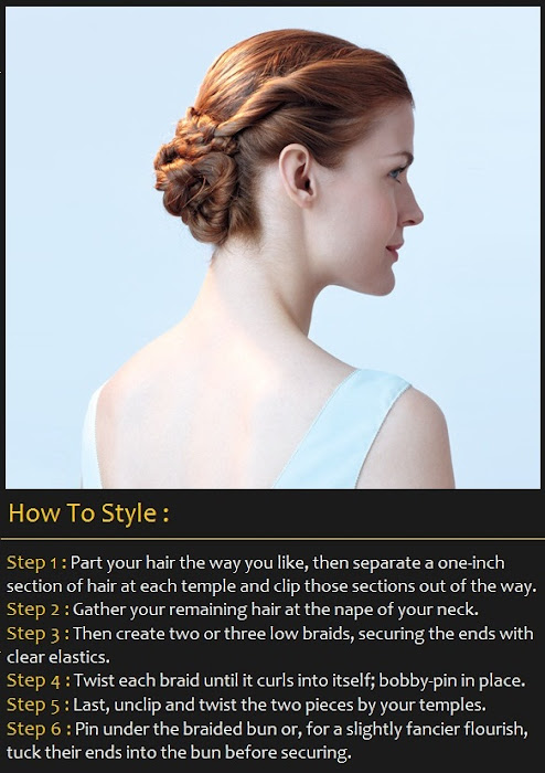 How To Style a Flower Bun Hairstyle