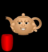 Animated gif image of teapot
