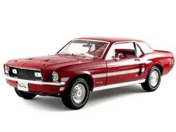 Ford Model Cars Greenlight GL-12812 1968 Ford Mustang California Special Red