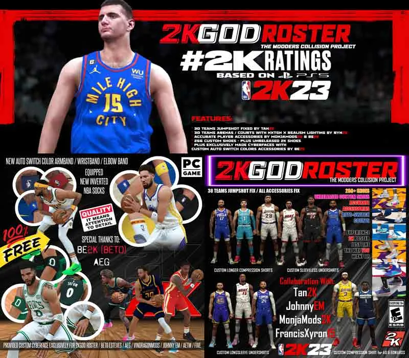 NBA 2K23 2KGOD Roster