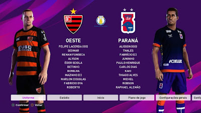 PES 2020 PS4 Option File V3 Brasileirao by EditemosPES