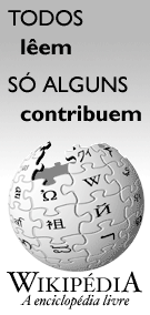 TODOS lêem. SÓ ALGUNS contribuem. - Contribua com a Wikipédia