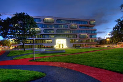 Imposing Office Building In Hamburg