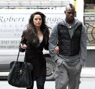 Mario Balotelli with Girlfriend