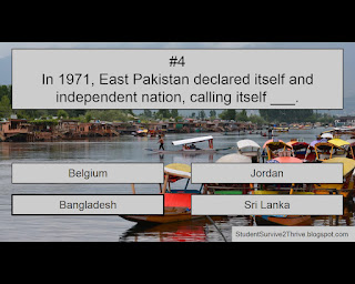 The correct answer is Bangladesh.